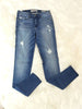 Light Wash Distressed Kan Can Jeans