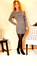 Wear Gray Multi-Way Sweater Dress